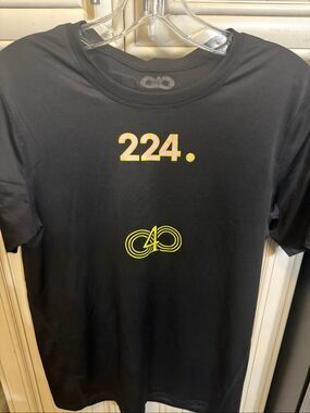Ever Youth 224 Crew Neck Short Sleeve Graphic Compression T-Shirt Black Medium
